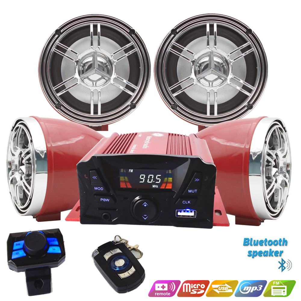 Audio Music Free Mp3 - 12V 4 Channel UTV ATV Golf
