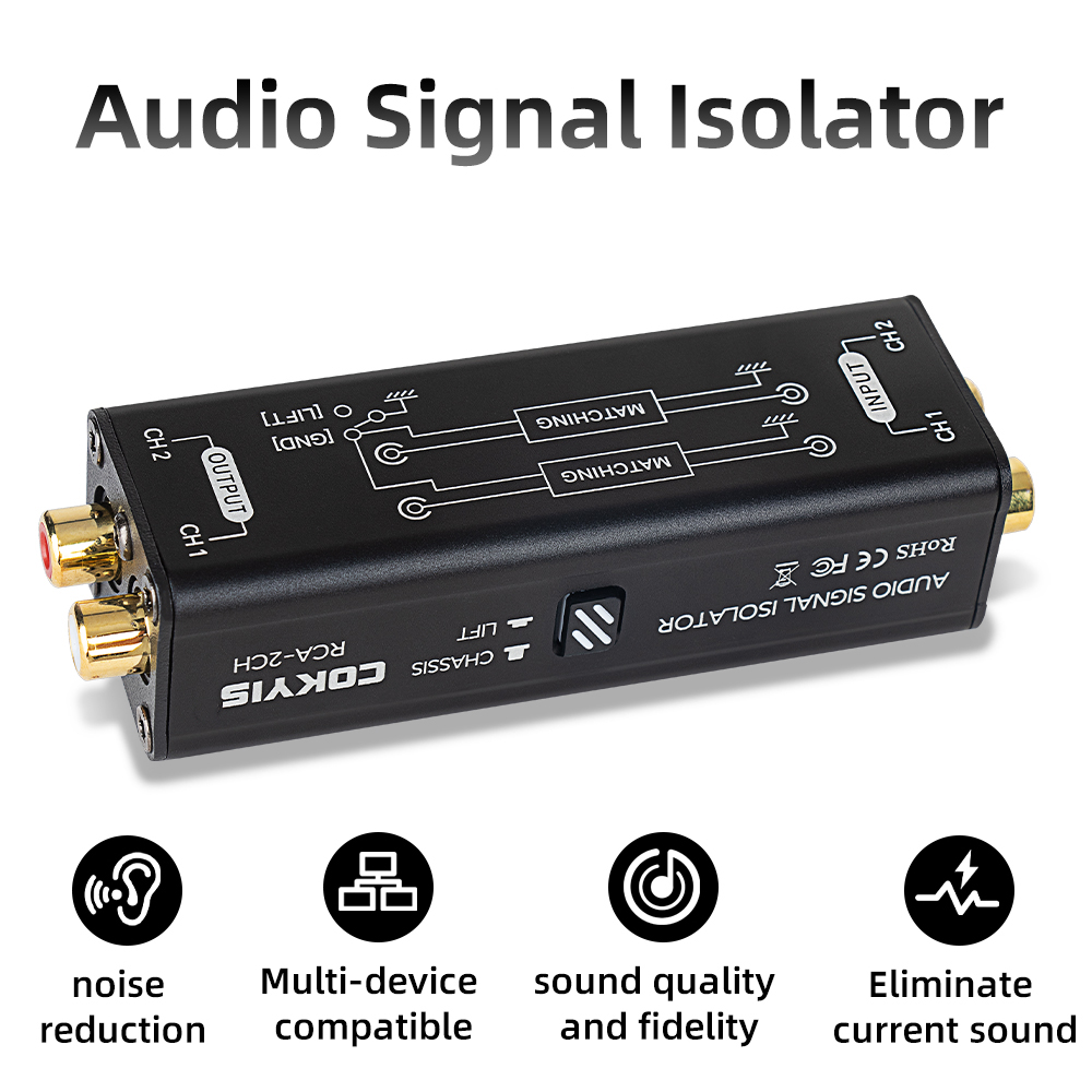 Audio Music Isolator - Professional Hum Eliminator Audio Signal Isolator