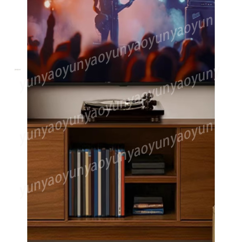 Audio Music System For Home - Bluetooth Vinyl Record Player Built-in Speakers