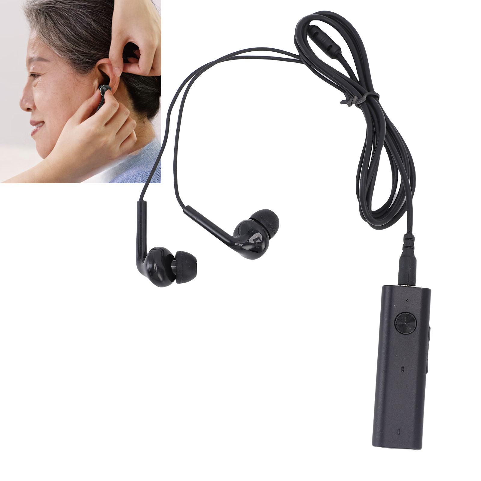 Audio Music Player - Sound Aid Ear Amplification Device Noise