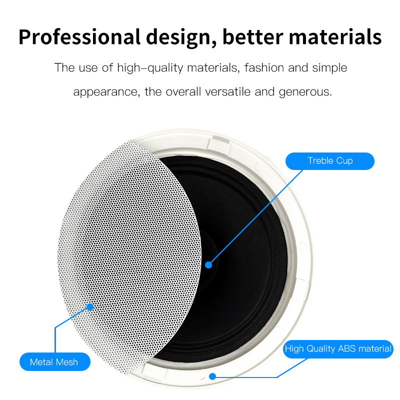 6 Inch 8ohm Ceiling Speaker Fu - огляд і ціна Audio Music System For Home