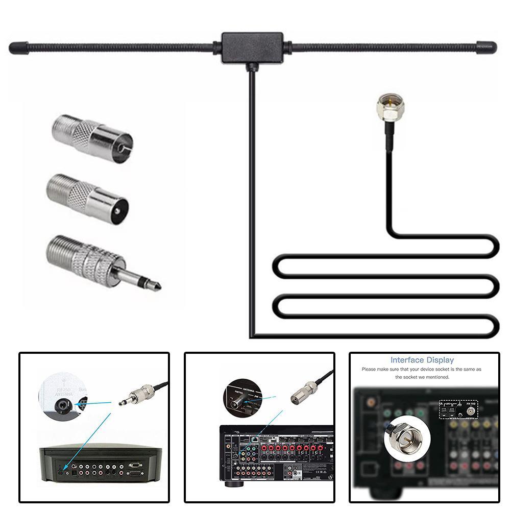 FM Radio Antenna FM Dipole Ant - огляд і ціна Audio Music System For Home