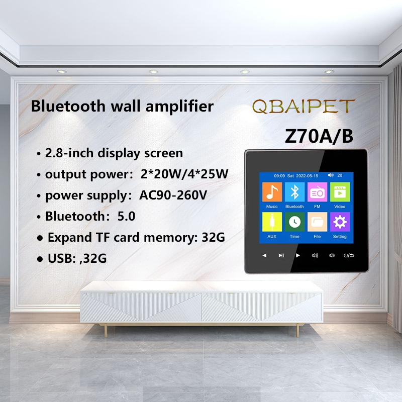 Home Bluetooth Wall Amplifier  - огляд і ціна Audio Music System For Home