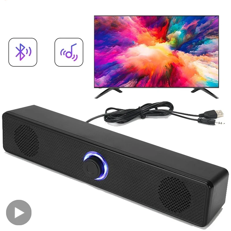 Soundbar Computer PC TV Laptop - огляд і ціна Audio Music System For Home
