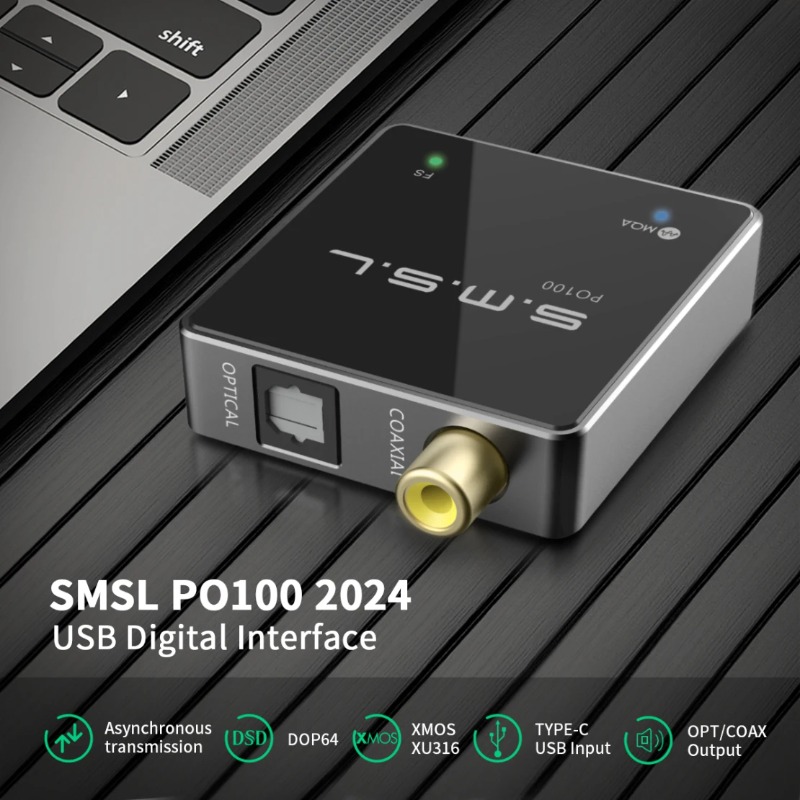 SMSL PO100 2024 USB Audio Conv - огляд і ціна Audio Music System For Home
