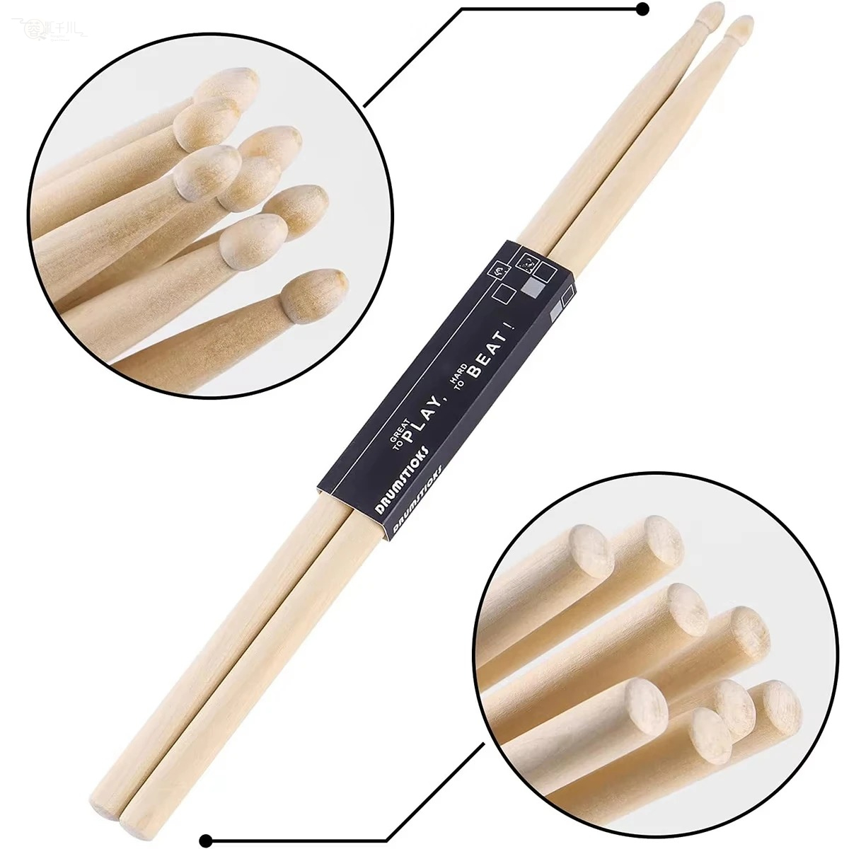 1 Pair Maple Drumstick 5A 7A T - огляд і ціна Drum Stick 5A