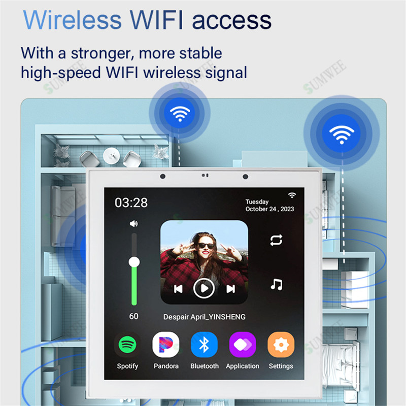Home WIFI Smart Audio Wall Amp - огляд і ціна Audio Music System For Home