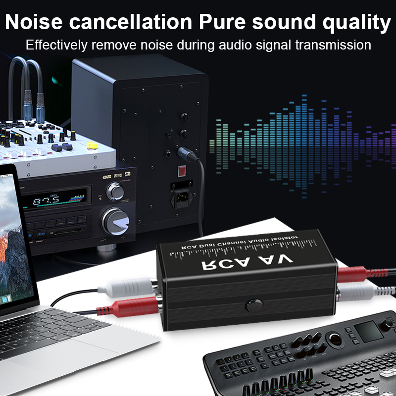 Professional 2CH RCA Audio Gro - огляд і ціна Audio Music Isolator