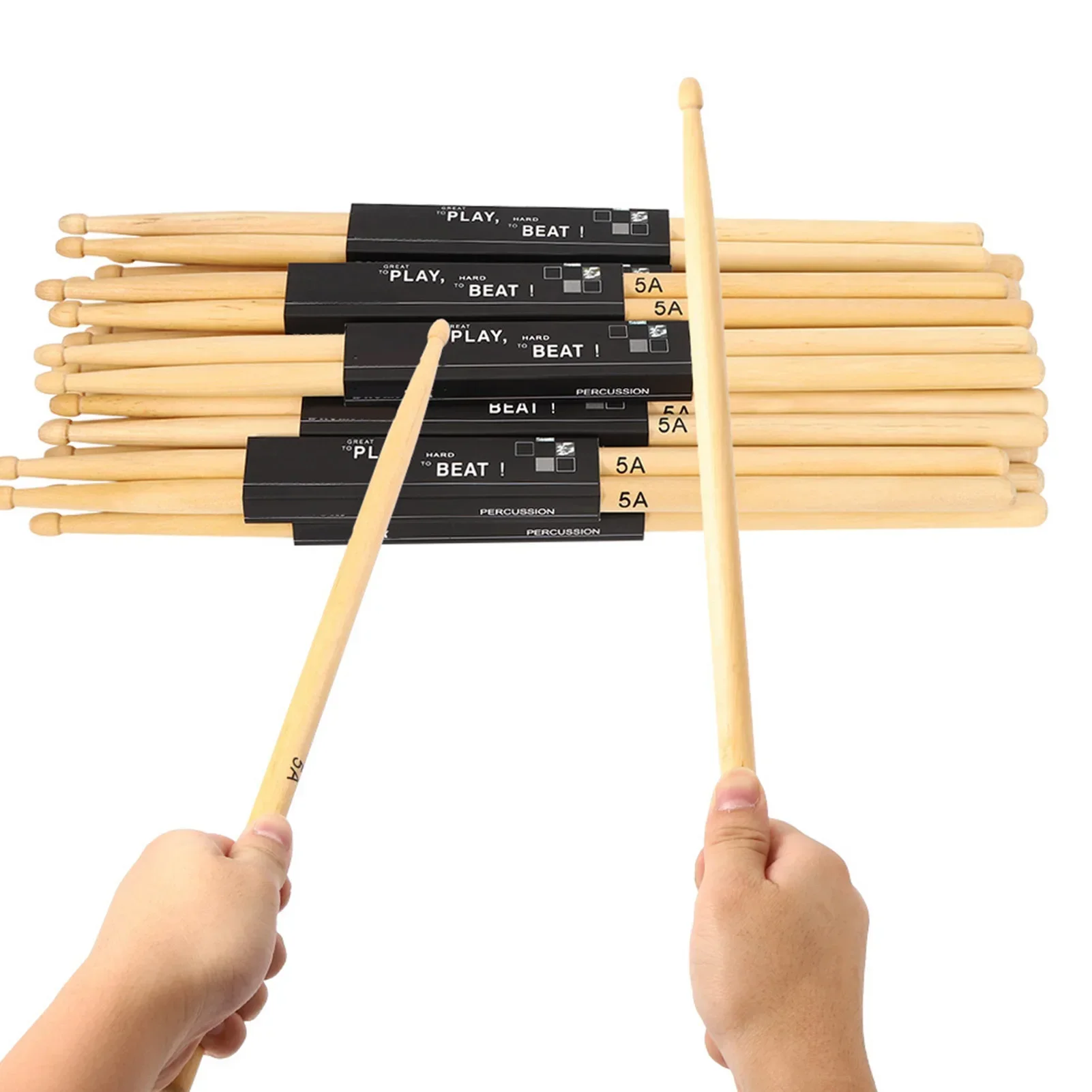 12Pairs Teardrop‑shaped Stick  - огляд і ціна Drum Stick 5A