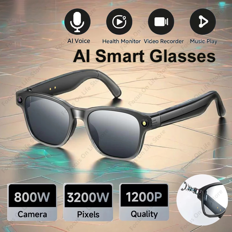AI Smart Glasses 8 Million Cam - огляд і ціна Audio Music Player