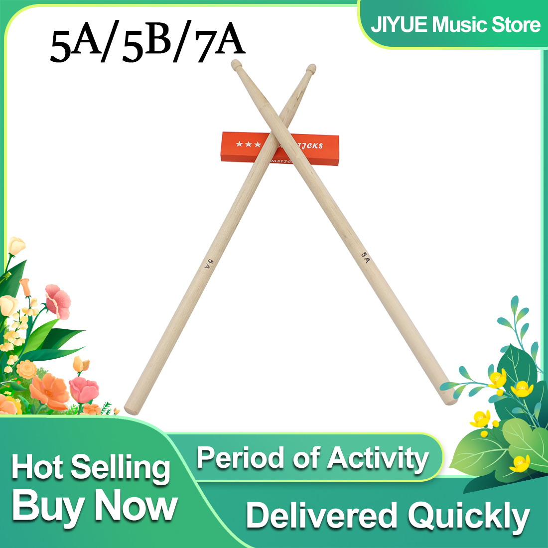 1Pair 5A/7A/5B Drum Sticks Map - огляд і ціна Drum Stick 5A